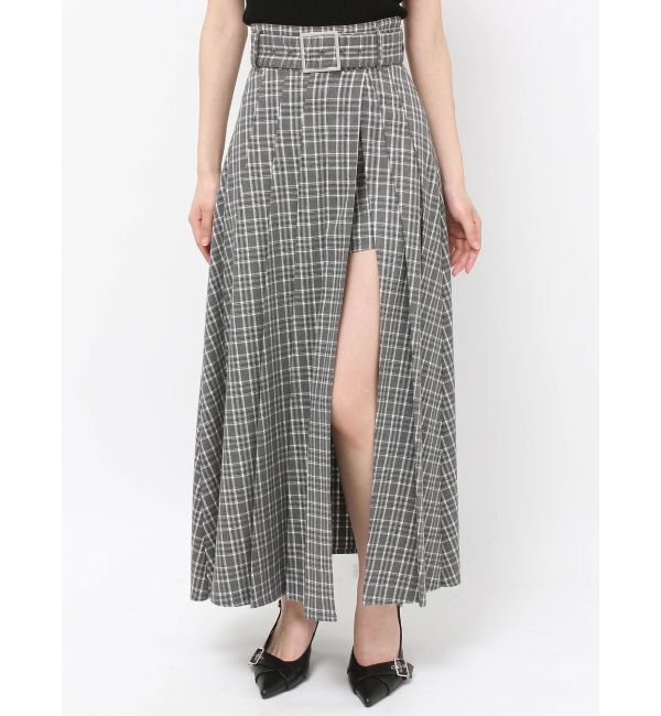 RESEXXY「ワイドプリーツレイヤードフレアスカート」|スカート|