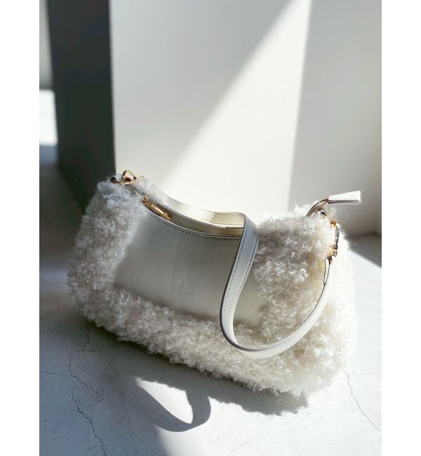 RESEXXY「カールフェイクファーコンビハンドバッグ」|その他|