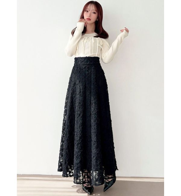 RESEXXY「ジャガードフレアスカート」|スカート|