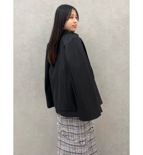 dazzlin「【SETUP】ダブルボタンケープテーラードジャケット※セットアップ対応」|テーラードジャケット|