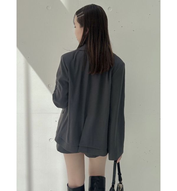 dazzlin「【SETUP】ダブルボタンケープテーラードジャケット※セットアップ対応」|テーラードジャケット|