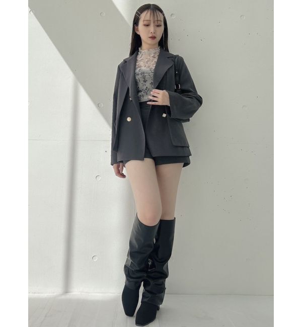 dazzlin「【SETUP】ダブルボタンケープテーラードジャケット※セットアップ対応」|テーラードジャケット|