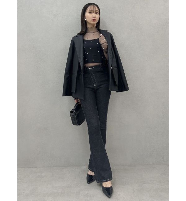 dazzlin「【SETUP】ダブルボタンケープテーラードジャケット※セットアップ対応」|テーラードジャケット|