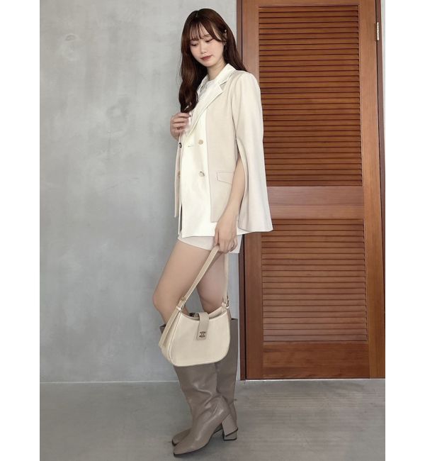 dazzlin「【SETUP】ダブルボタンケープテーラードジャケット※セットアップ対応」|テーラードジャケット|