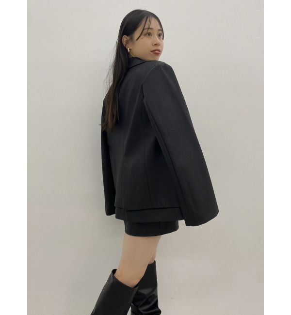 dazzlin「【SETUP】ダブルボタンケープテーラードジャケット※セットアップ対応」|テーラードジャケット|