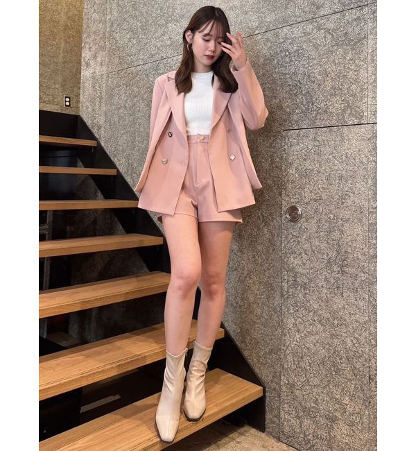 dazzlin「【SETUP】ダブルボタンケープテーラードジャケット※セットアップ対応」|テーラードジャケット|