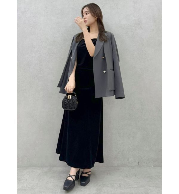 dazzlin「【SETUP】ダブルボタンケープテーラードジャケット※セットアップ対応」|テーラードジャケット|