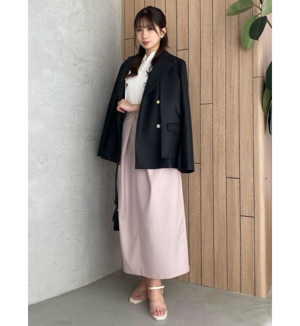 dazzlin「【SETUP】ダブルボタンケープテーラードジャケット※セットアップ対応」|テーラードジャケット|