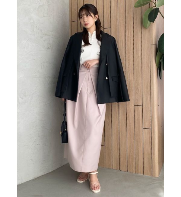 dazzlin「【SETUP】ダブルボタンケープテーラードジャケット※セットアップ対応」|テーラードジャケット|