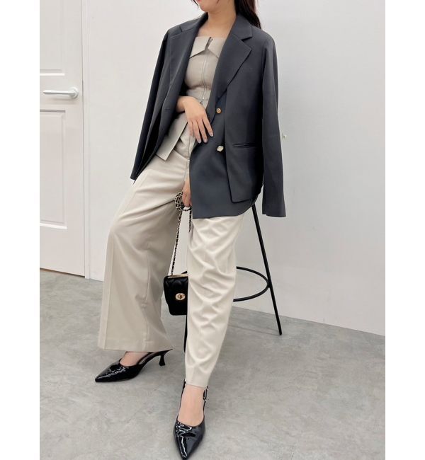 dazzlin「【SETUP】ダブルボタンケープテーラードジャケット※セットアップ対応」|テーラードジャケット|