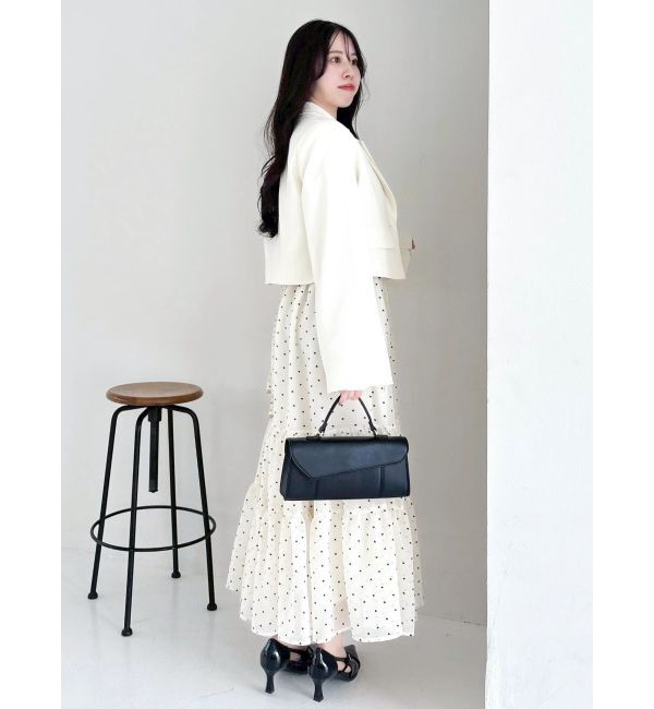 dazzlin「テーラーカラーショートジャケット」|テーラードジャケット|