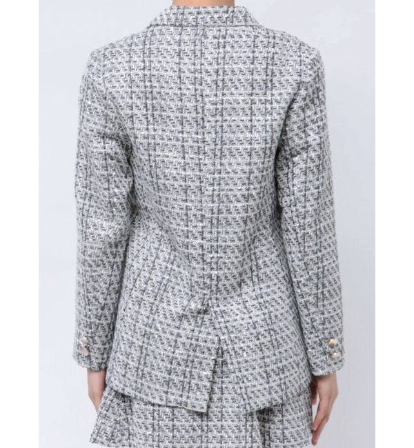 MERCURYDUO「オリジナルツイードテーラードジャケット【セットアップ着用可】」|テーラードジャケット|