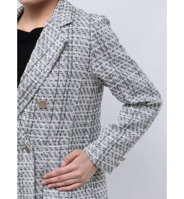 MERCURYDUO「オリジナルツイードテーラードジャケット【セットアップ着用可】」|テーラードジャケット|