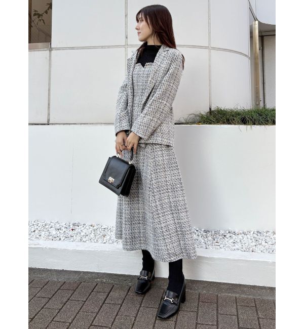 MERCURYDUO「オリジナルツイードテーラードジャケット【セットアップ着用可】」|テーラードジャケット|