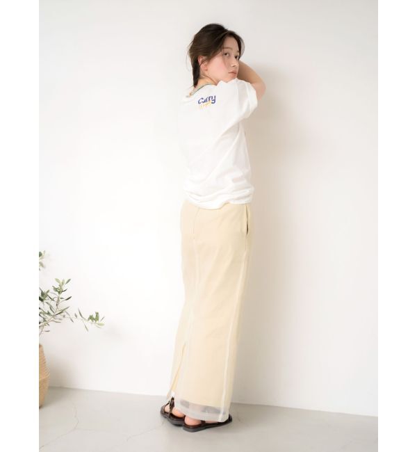 Ungrid「シアーコンビアイラインスカート」|スカート|