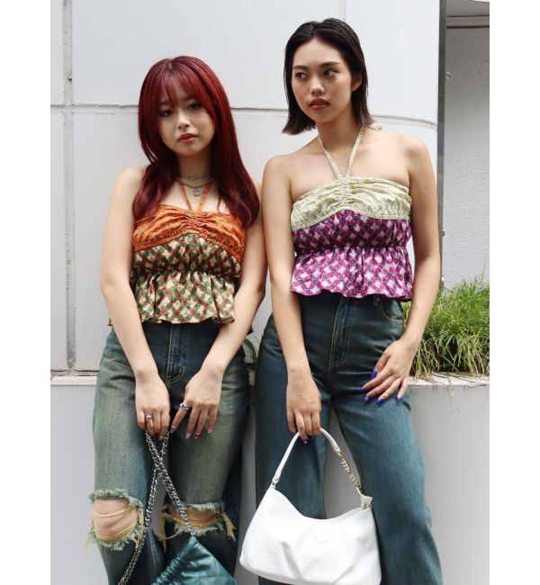 EVRIS「オリジナルパターントップス」|キャミソール|
