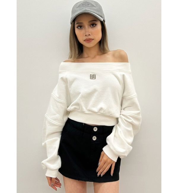 GYDA「Wウエストデザインスカートライクショートパンツ」|スカート|