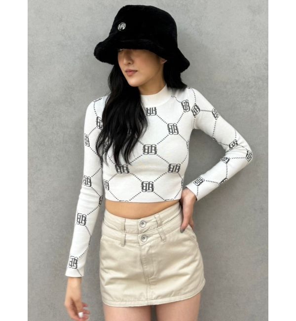 GYDA「Wウエストデザインスカートライクショートパンツ」|スカート|