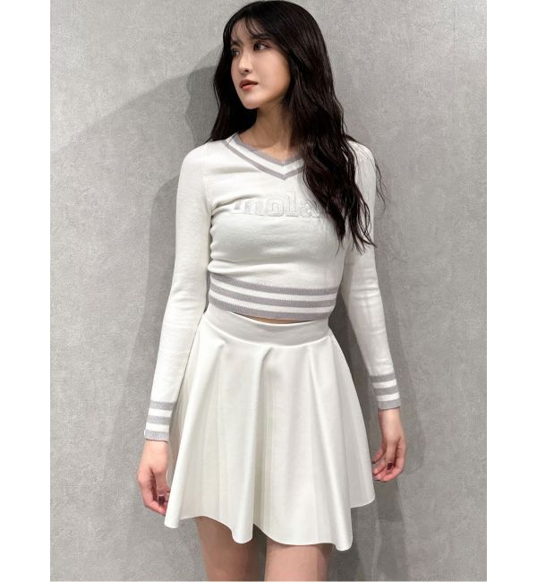 GYDA「レースラインフレアミニスカートライクショートパンツ【SETUP着用可】」|スカート|