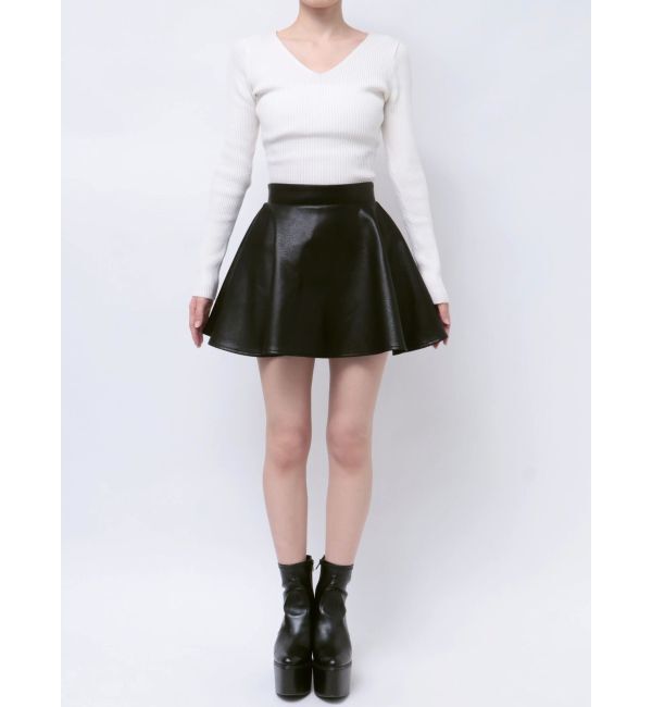 GYDA「レースラインフレアミニスカートライクショートパンツ【SETUP着用可】」|スカート|