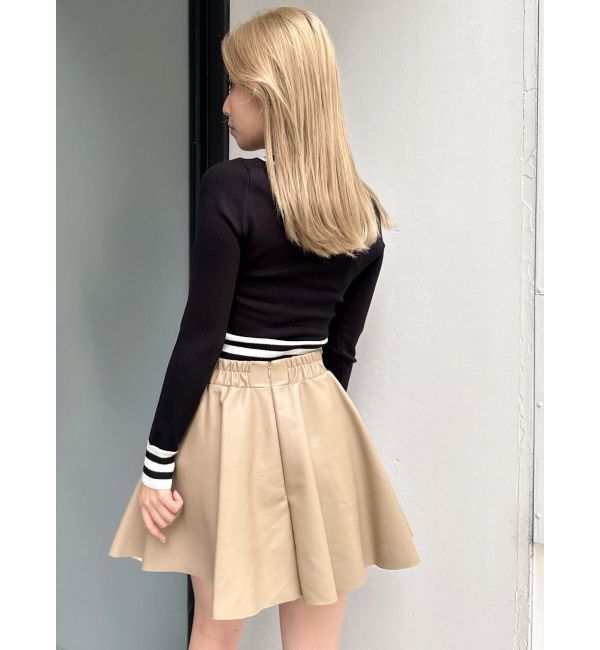 GYDA「レースラインフレアミニスカートライクショートパンツ【SETUP着用可】」|スカート|