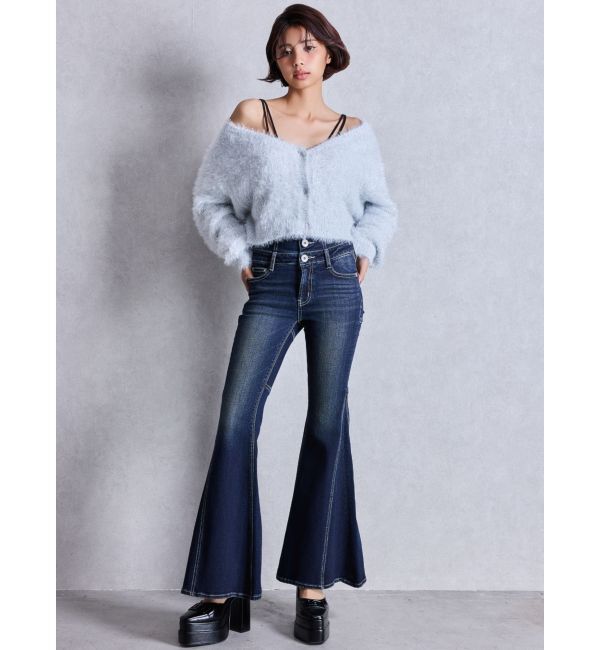 GYDA「GGアンクルストラップチャンキーヒールパンプス」|パンプス|