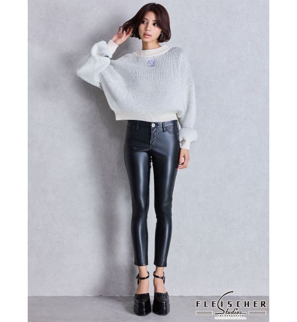 GYDA「GGアンクルストラップチャンキーヒールパンプス」|パンプス|