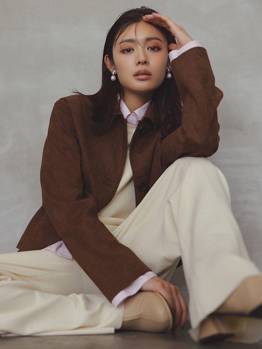 Mila Owen「【セットアップ対応】Ｗゴムシガレットニットパンツ」|チノ|IVR