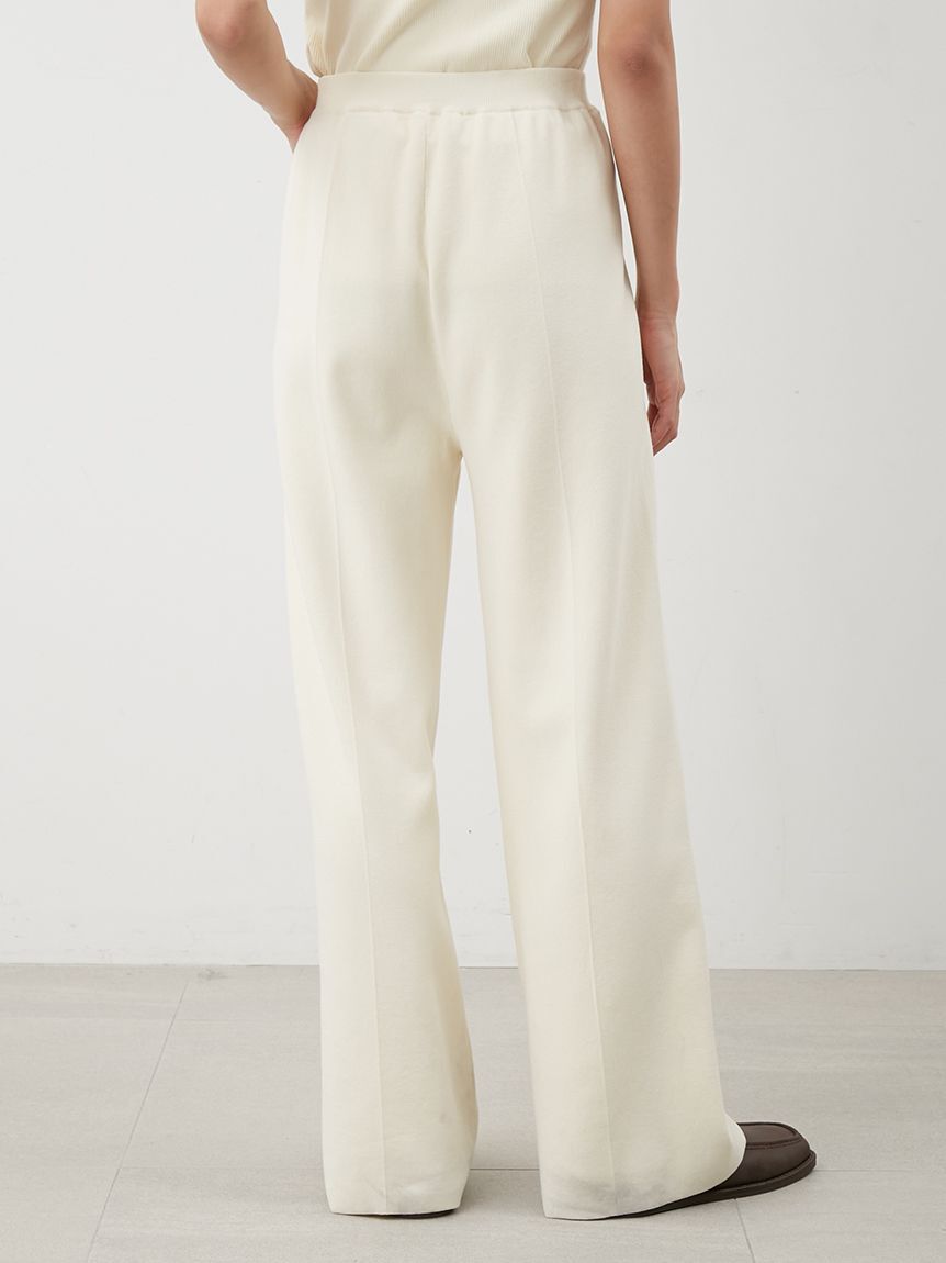 Mila Owen「【セットアップ対応】Ｗゴムシガレットニットパンツ」|チノ|