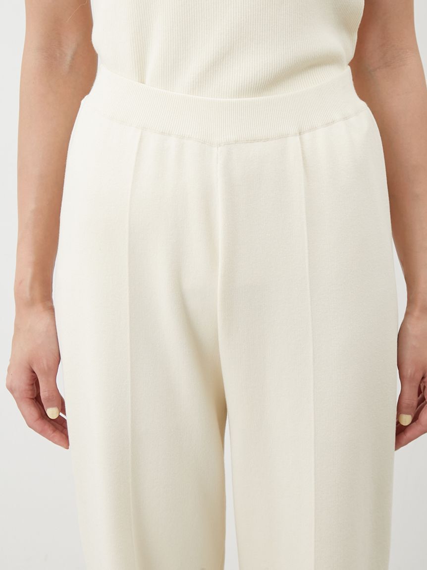 Mila Owen「【セットアップ対応】Ｗゴムシガレットニットパンツ」|チノ|