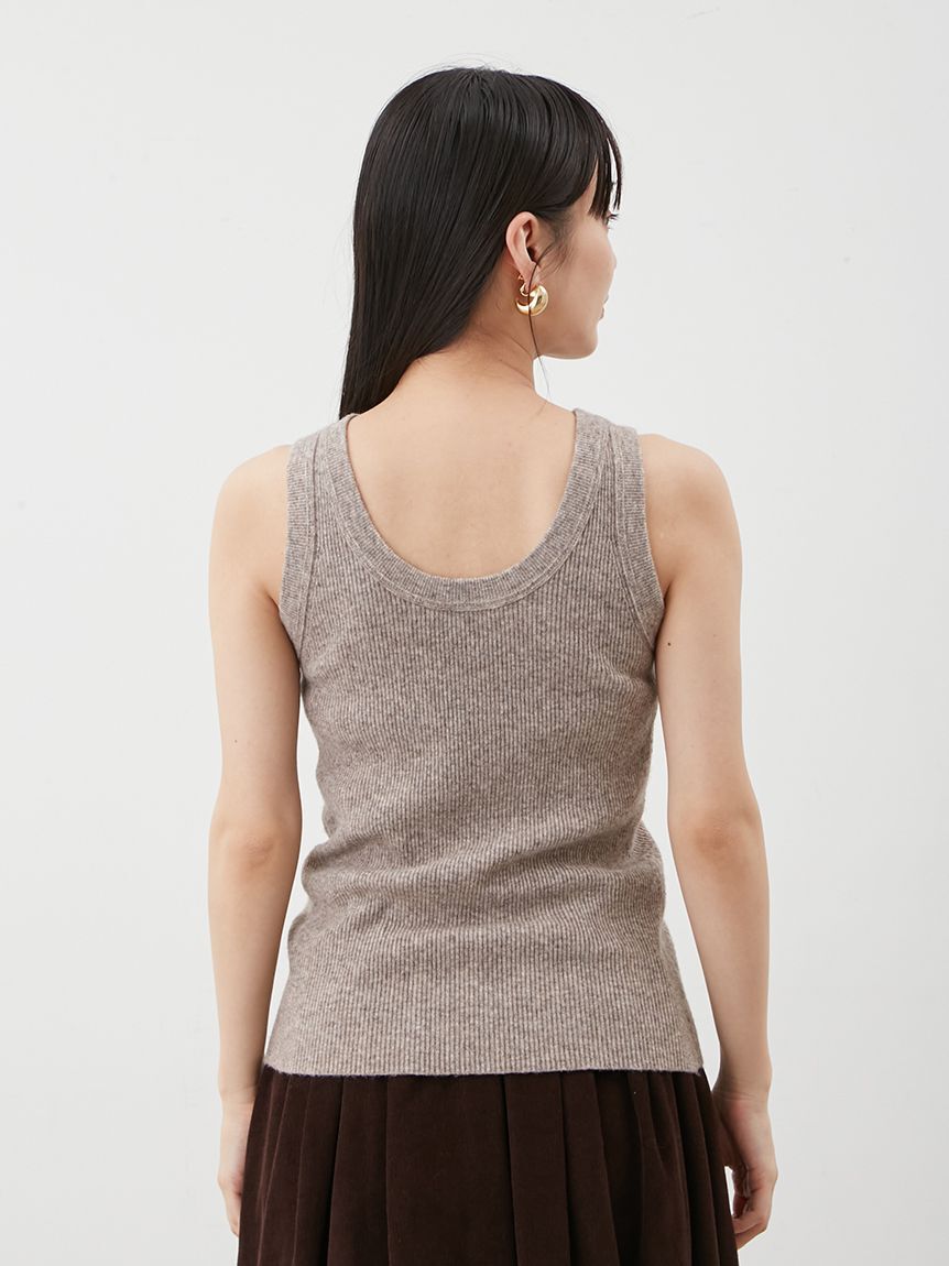 Mila Owen「2wayアメスリウォームリブニットタンク」|ニット・セーター|