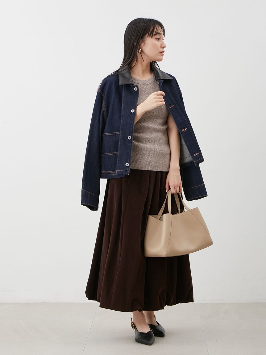 Mila Owen「2wayアメスリウォームリブニットタンク」|ニット・セーター|