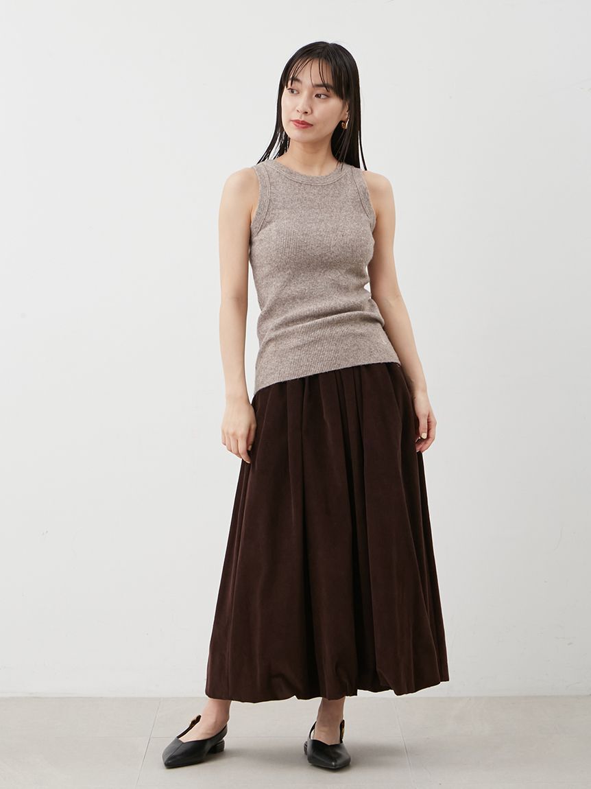 Mila Owen「2wayアメスリウォームリブニットタンク」|ニット・セーター|