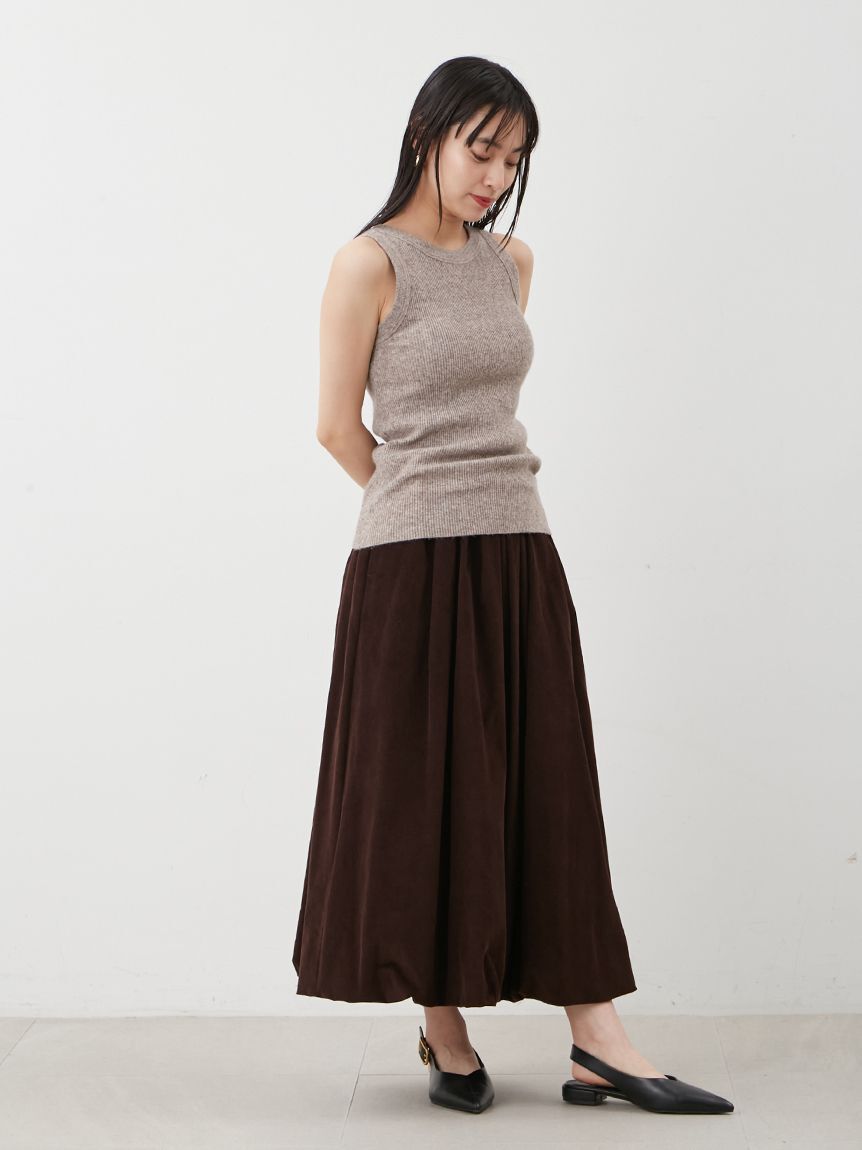 Mila Owen「2wayアメスリウォームリブニットタンク」|ニット・セーター|