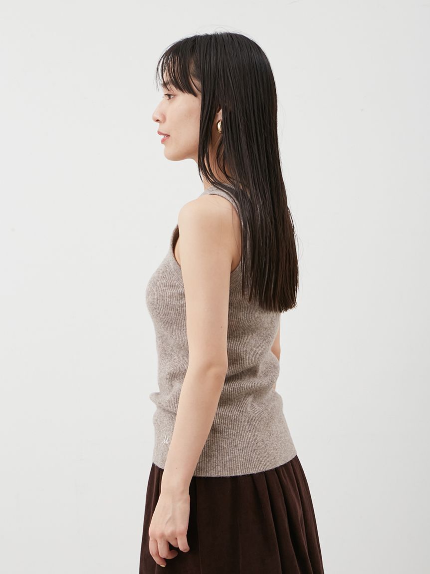 Mila Owen「2wayアメスリウォームリブニットタンク」|ニット・セーター|