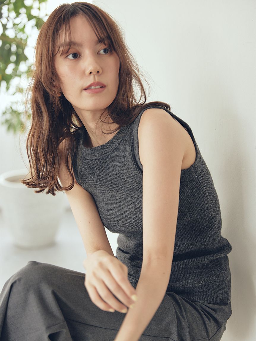 Mila Owen「2wayアメスリウォームリブニットタンク」|ニット・セーター|CGRY