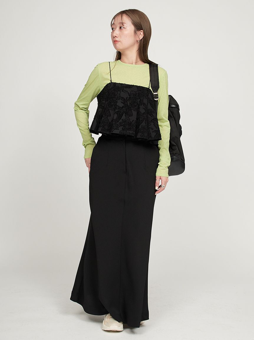 emmi atelier「タックビスチェ」|ベスト・ジレ|