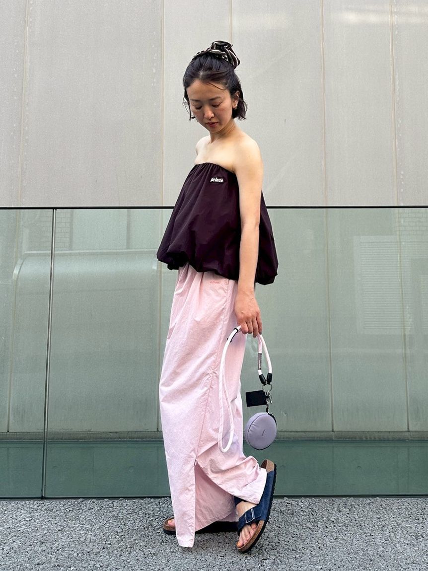 emmi atelier「【ONLINE限定カラー】【prince|emmi】ナイロンバルーンスカート」|スカート|