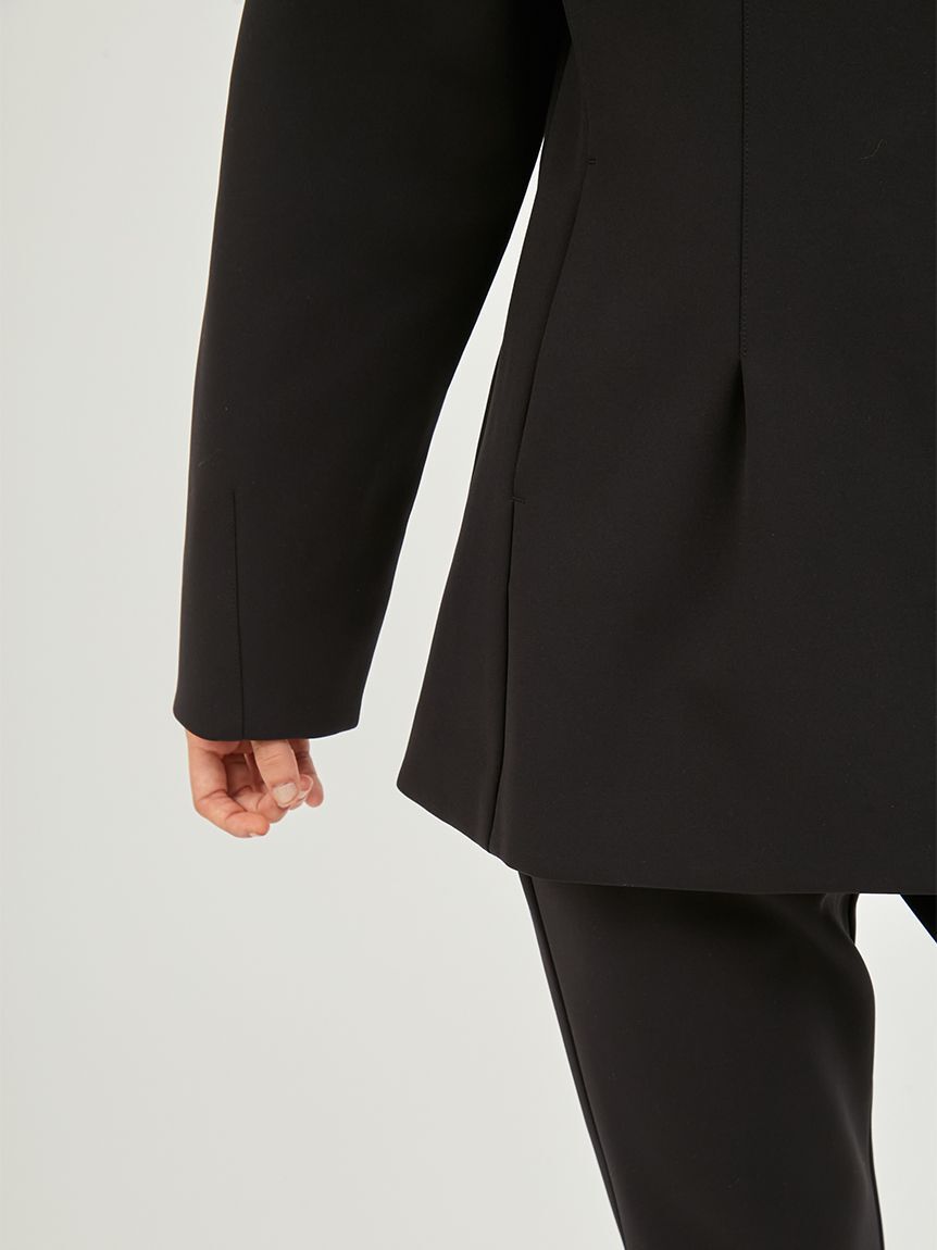 emmi atelier「【セットアップ対応】【金子綾 for emmi】コンフォートジャケット」|ノーカラージャケット|