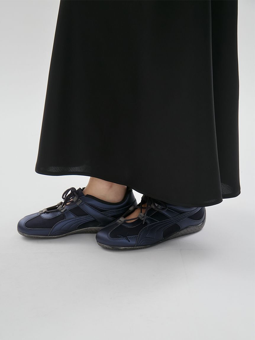 emmi atelier「サテンナロースカート【セットアップ対応】」|スカート|