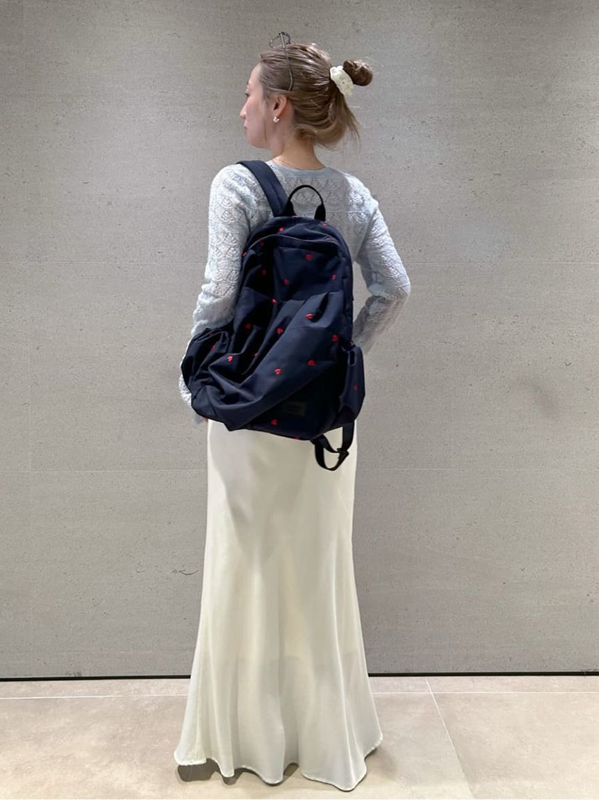 emmi atelier「サテンナロースカート【セットアップ対応】」|スカート|