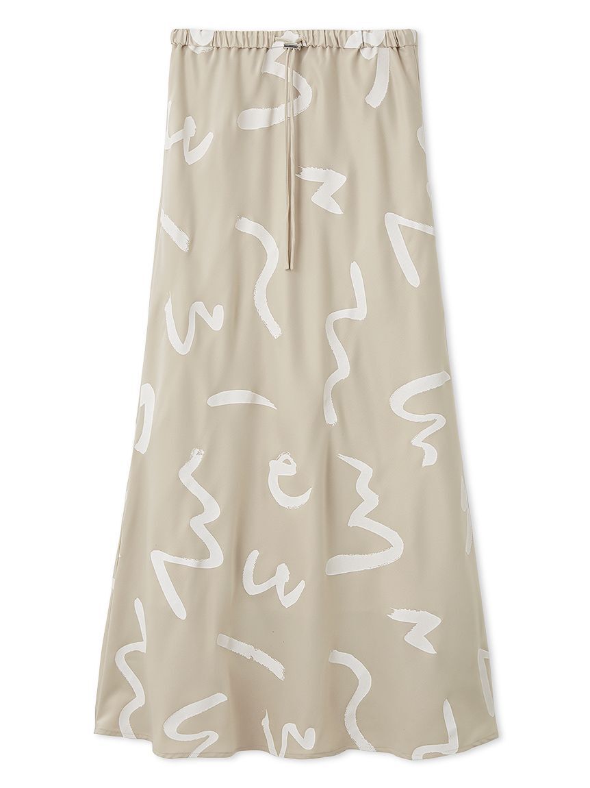 emmi atelier「サテンナロースカート【セットアップ対応】」|スカート|