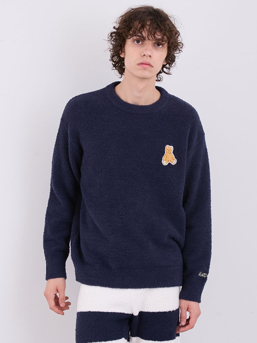 GELATO PIQUE HOMME「【ONLINE限定】【HOMME】ベビモコベアプルオーバー＆ロングパンツセット」|ルームウェア|