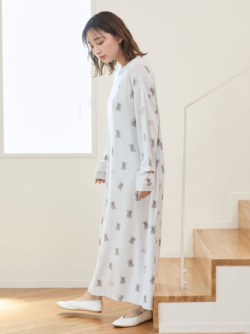 gelato pique「【接触冷感】コアラ柄ワンピース」|ルームウェア|