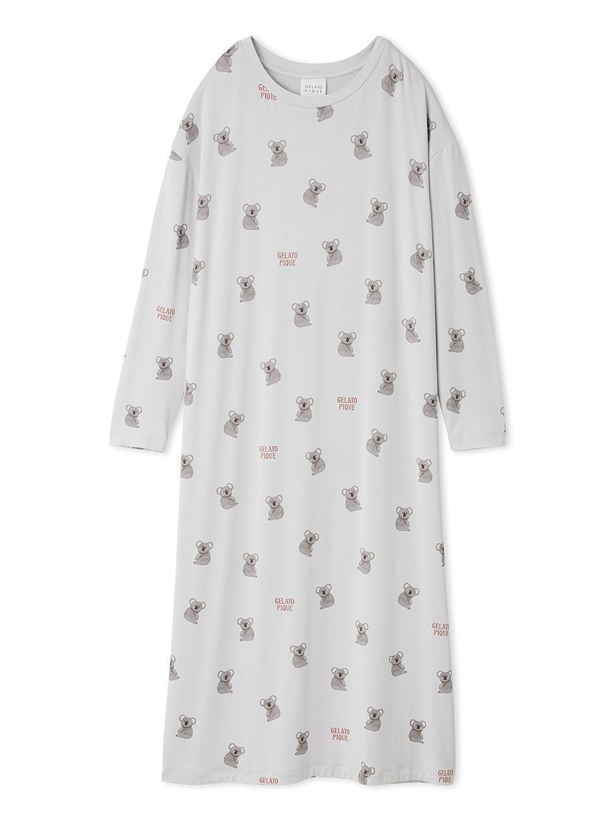 gelato pique「【接触冷感】コアラ柄ワンピース」|ルームウェア|