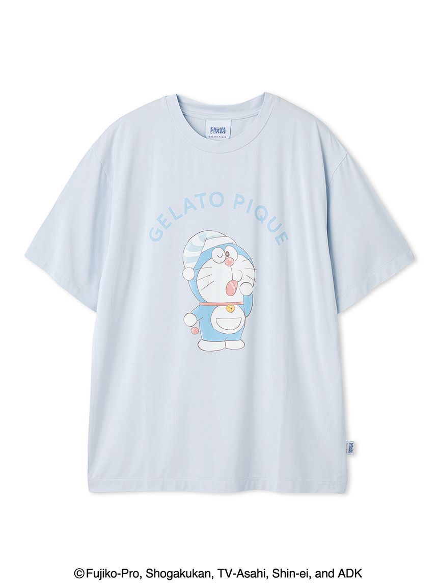 GELATO PIQUE HOMME「【ドラえもん】【メンズ】ワンポイントTシャツ」|ルームウェア|BLU