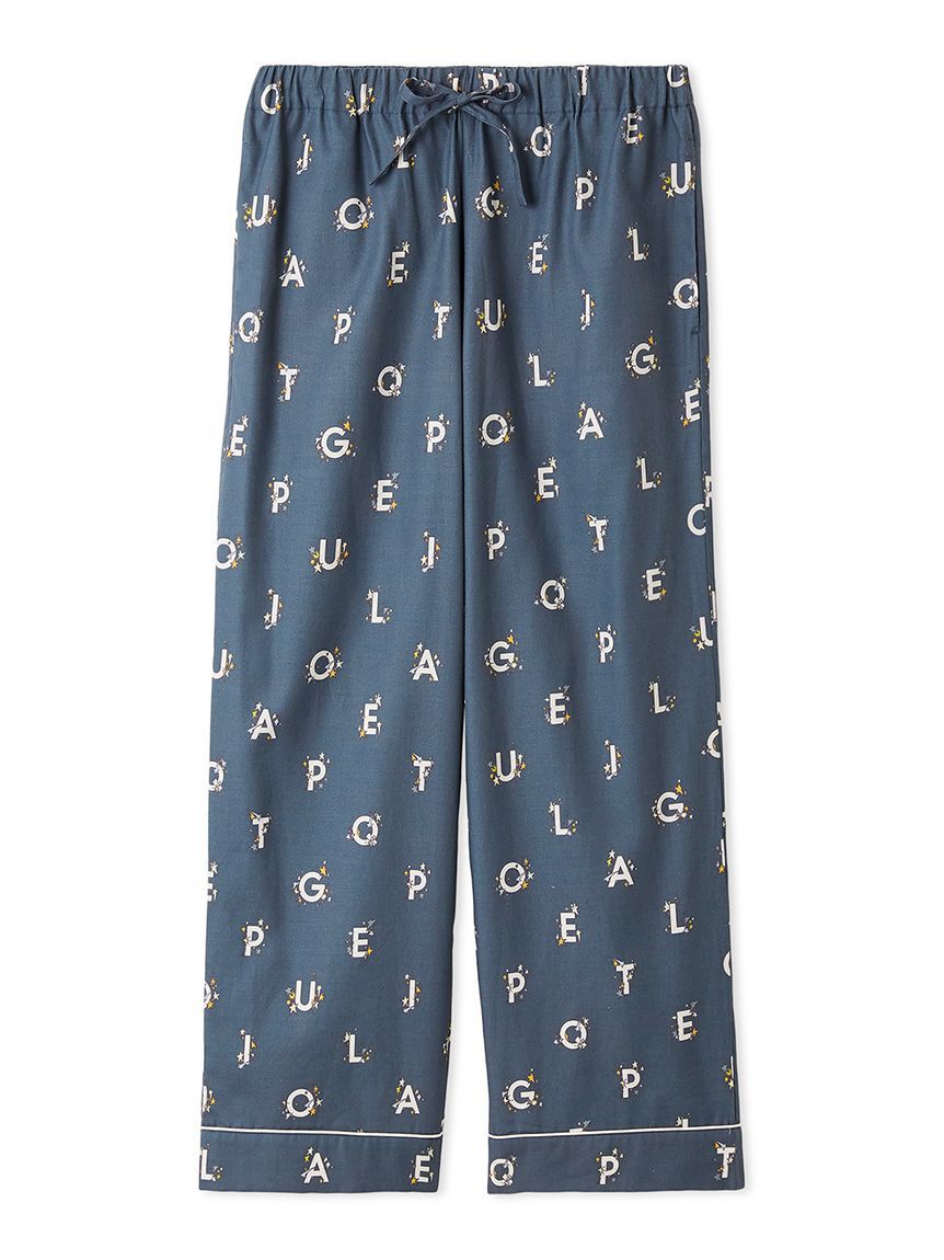 GELATO PIQUE HOMME「【HOMME】スターロゴ総柄プリントロングパンツ」|ルームウェア|