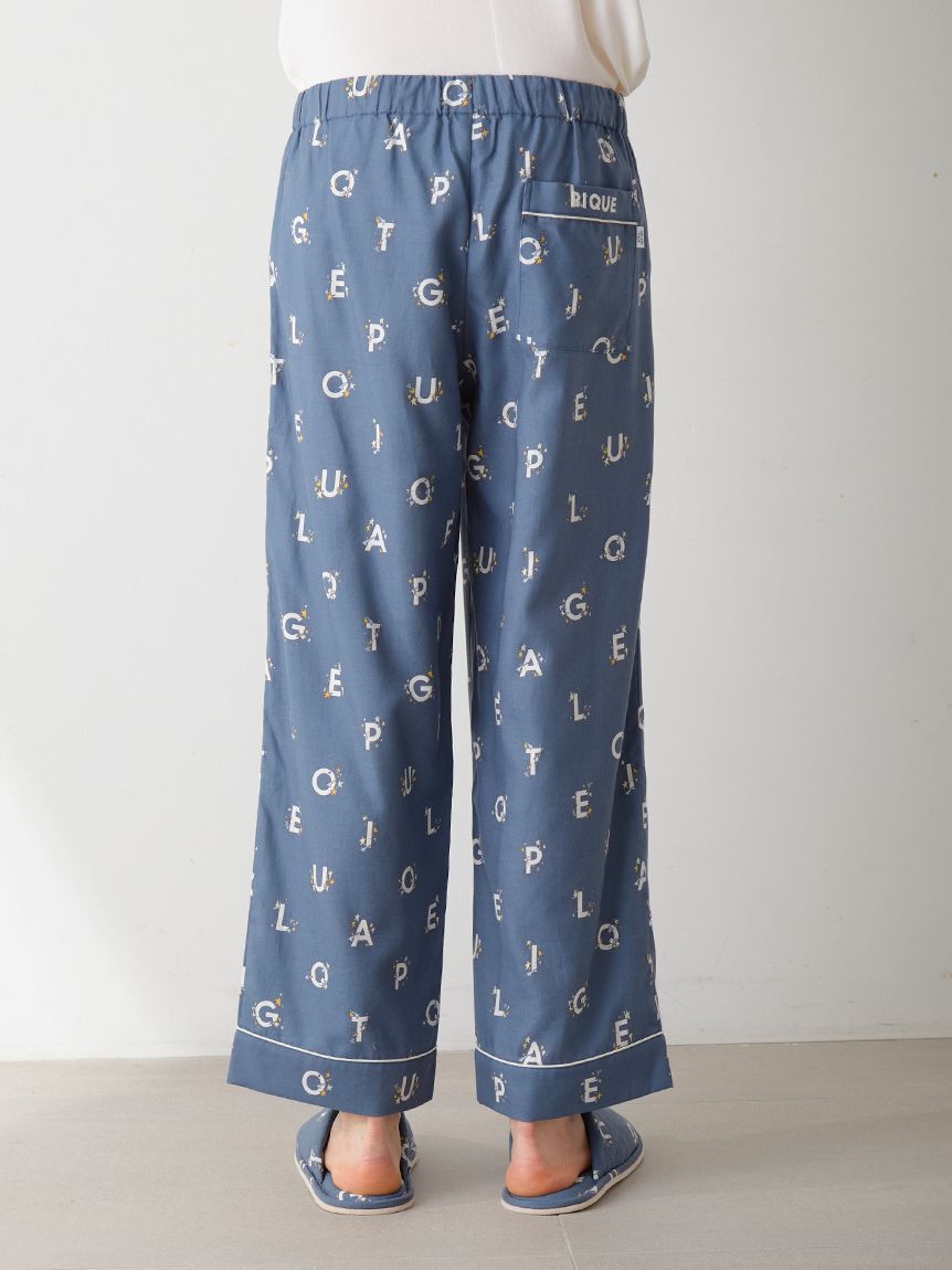 GELATO PIQUE HOMME「【HOMME】スターロゴ総柄プリントロングパンツ」|ルームウェア|