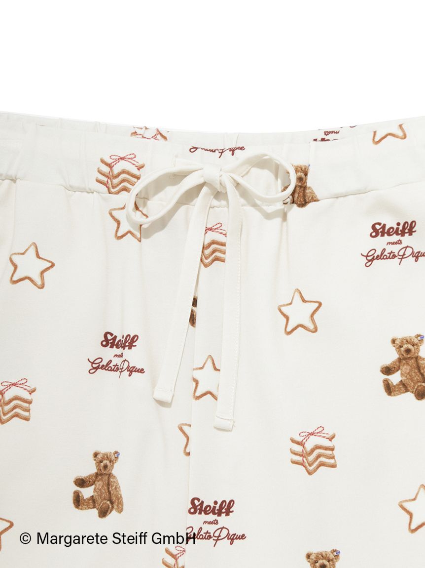 GELATO PIQUE HOMME「【Steiff】【HOMME】総柄ロングパンツ」|ルームウェア|
