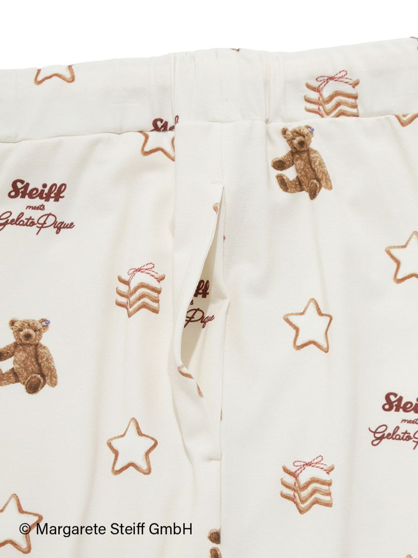 GELATO PIQUE HOMME「【Steiff】【HOMME】総柄ロングパンツ」|ルームウェア|